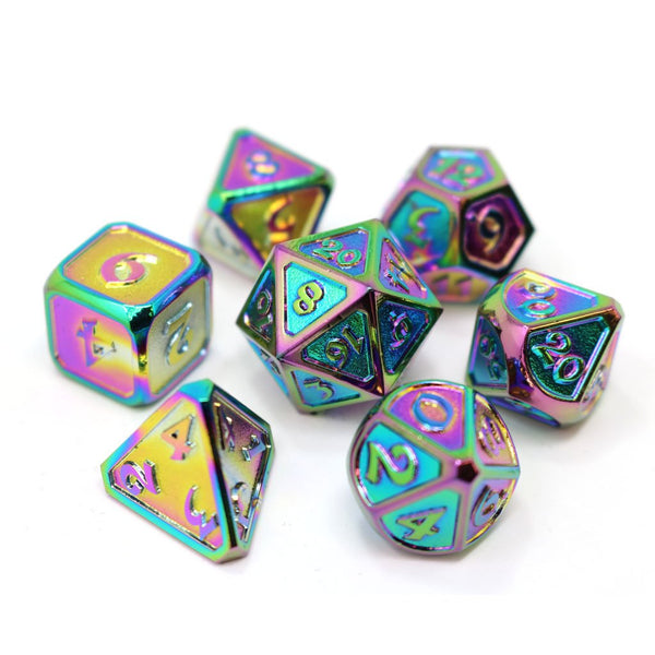 Die Hard 7-Dice Set - Mythica Scorched Rainbow