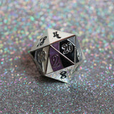 Die Hard Dice D20 25mm - Asexual Pride