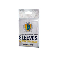 Beckett Shield Standard Size Semi-Rigid Card Sleeves - 3 Packs Of 50 (150 Total) For Trading Cards