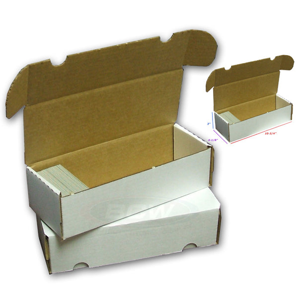 Card Box - 550Ct Single Row Cardboard