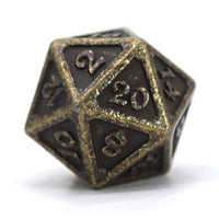 Die Hard Dice D20 25mm - Mythica Dark Gold