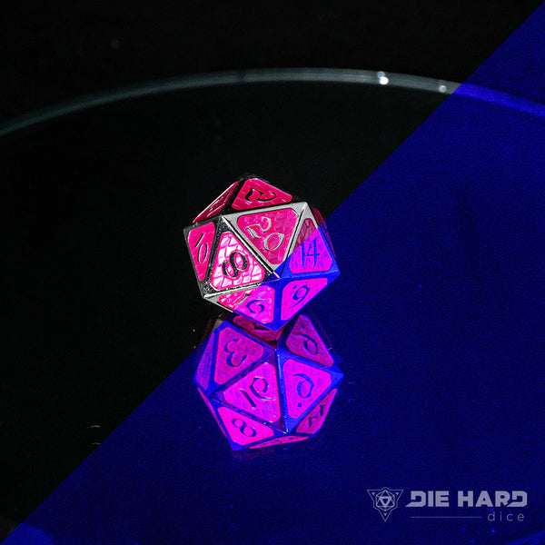 Die Hard Dice D20 25mm - AfterDark Drakona Aragonite
