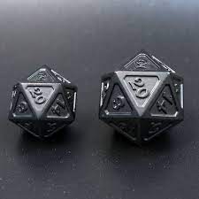 Die Hard Dice D20 25mm - Mythica Absolute Midnight