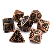 Die Hard 7-Dice Set - Drakona Eldric Cuprum