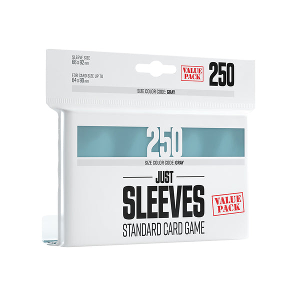 Just Sleeves - Standard Card Game Clear Value Pack (250)