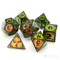 Die Hard 7-Dice Set - Hallows Eve Reticle Dark Hunter