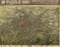 1892 Bird's Eye Map of Atlanta Puzzle (500pcs)