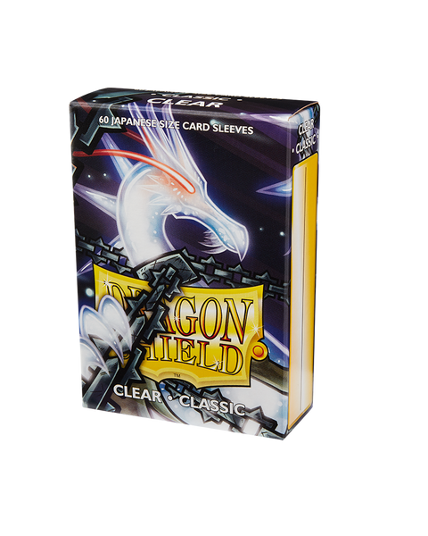clear matte card sleeves Dragon Shield 60 Pack: Clear Matte- Japanese Size – Tanuki Games
