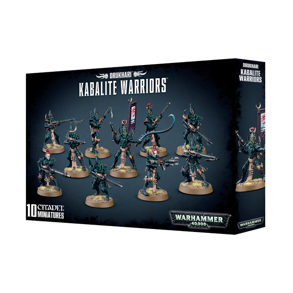 Warhammer 40K: Drukhari / Dark Eldar Kabalite Warriors