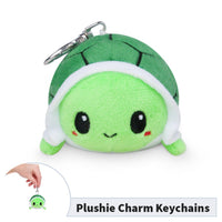 Plush Charm Keychain: Happy Turtle